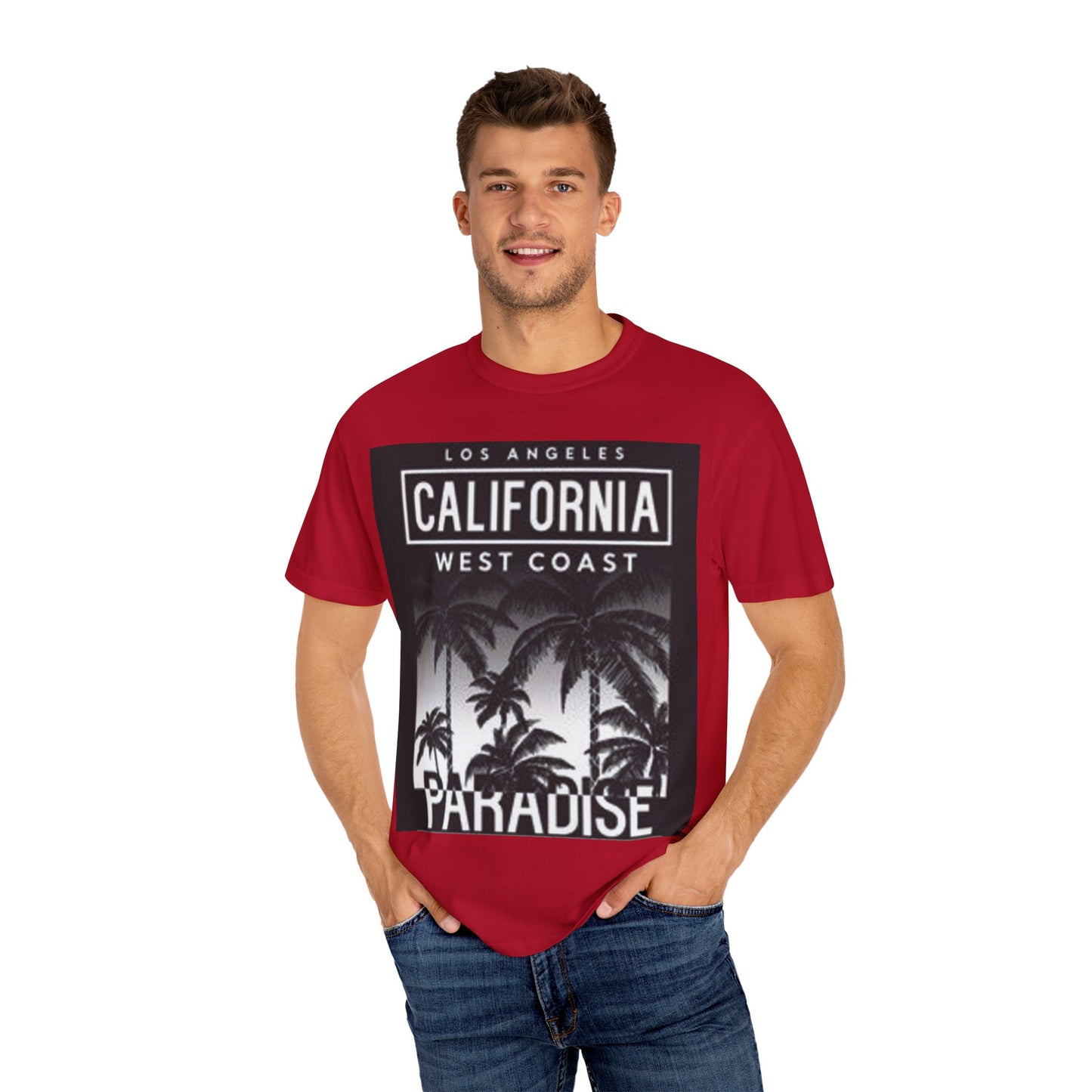 West Coast Paradise T-Shirt, Unisex Graphic Tee, California Style Shirt, Summer Vibes Top, Beachwear, Travel Souvenir