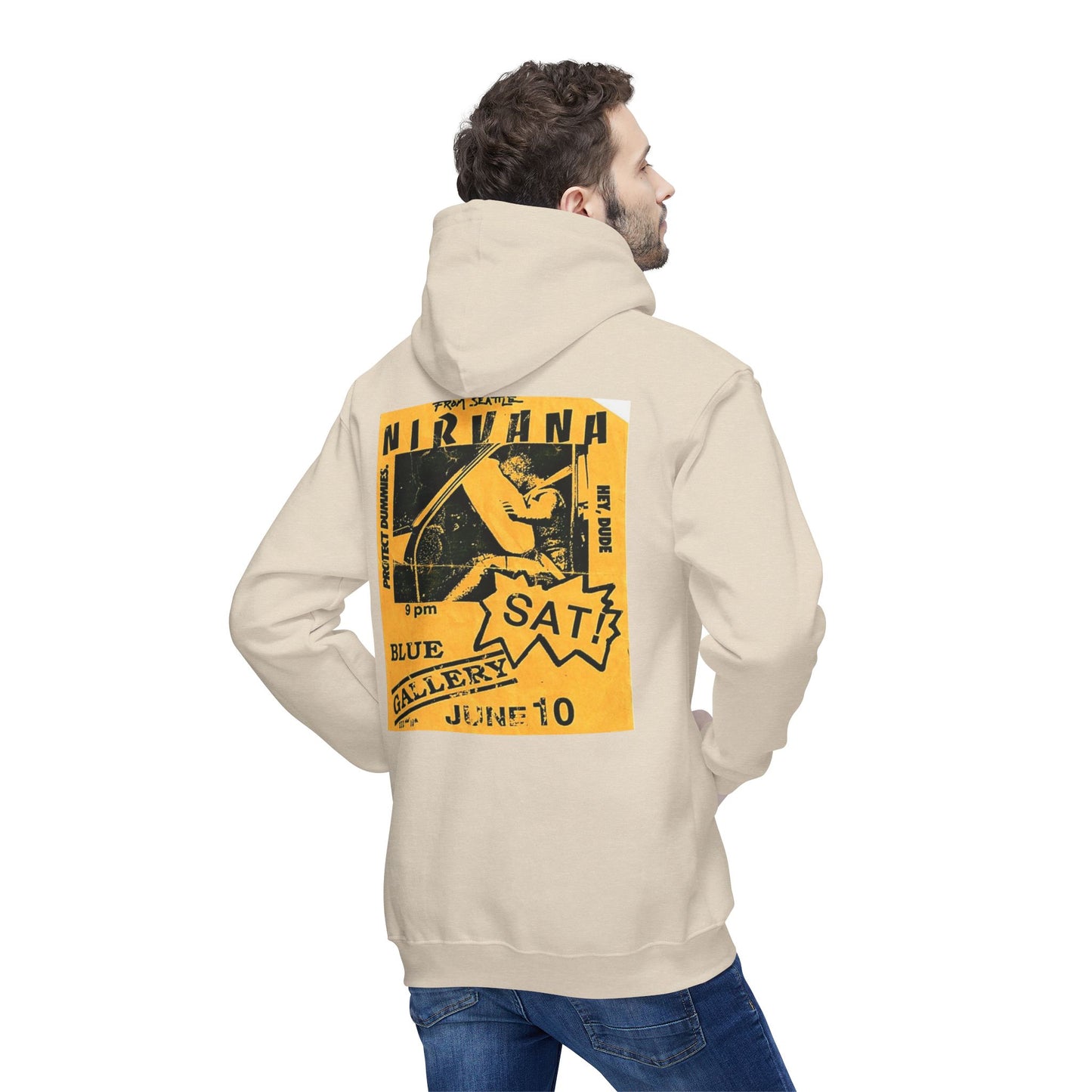 Vintage Band Graphic Unisex Hooded Sweatshirt - Made in USA