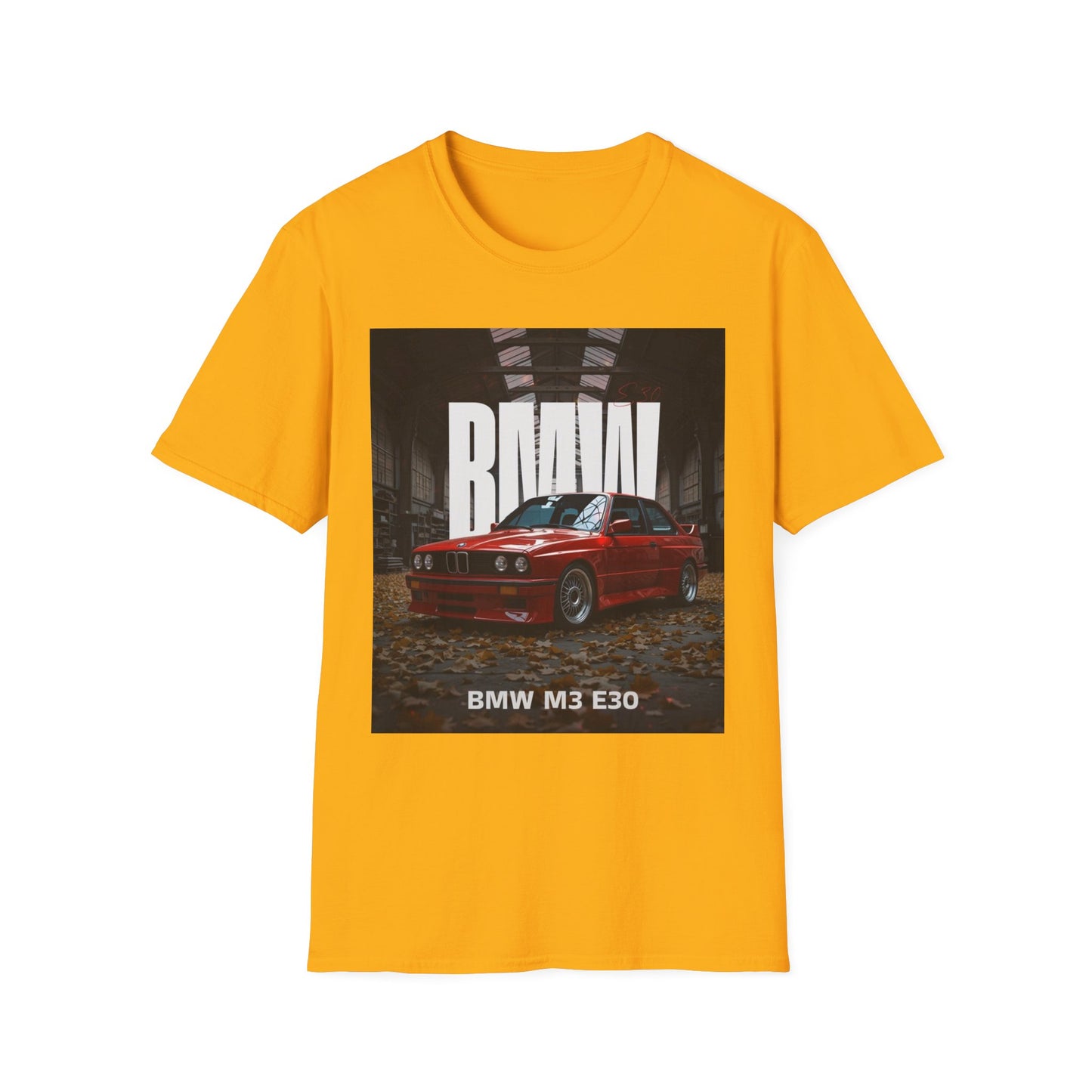Classic BMW M3 E30 Unisex T-Shirt - Car Enthusiast Tee, Retro Automotive Shirt, Gift for Him, Birthday Apparel, Casual Style