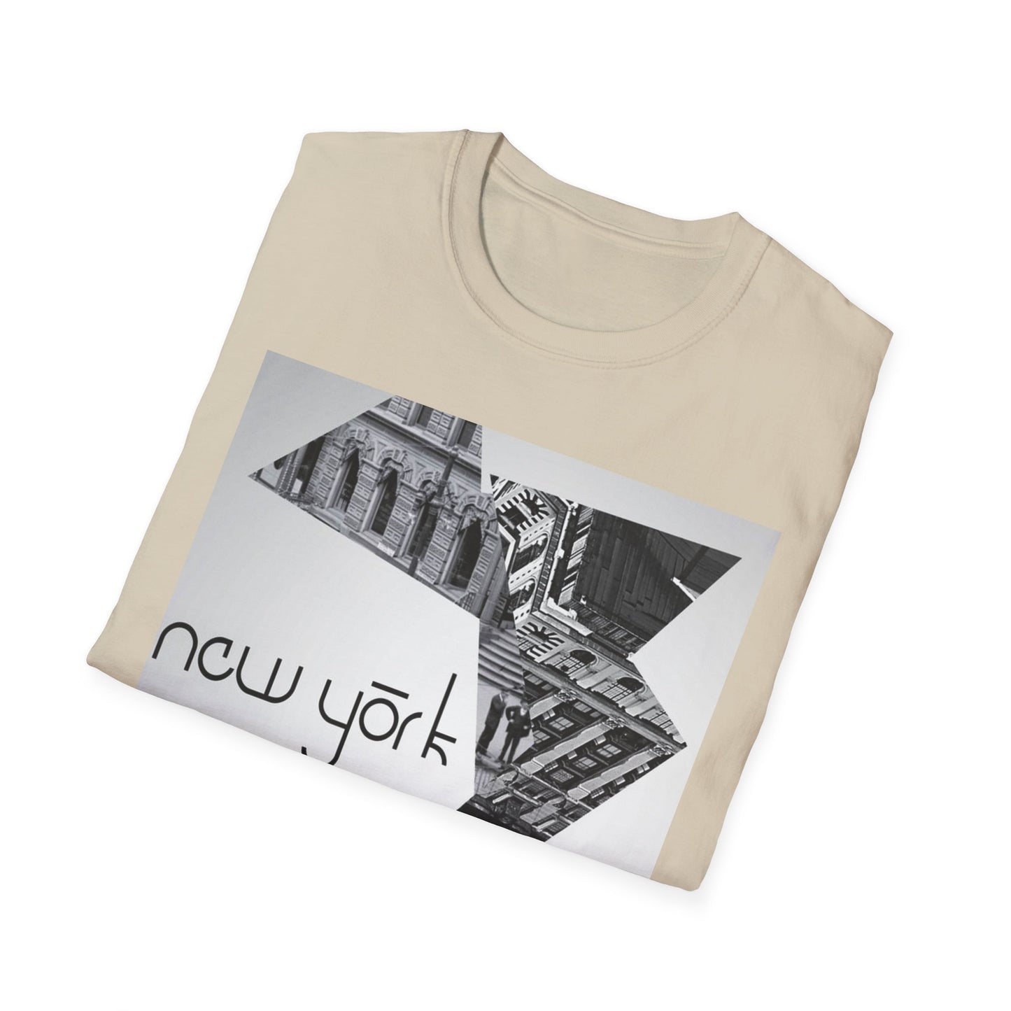 New York City Graphic T-Shirt, Unisex Softstyle Tee, Urban Fashion, Gift for Travelers, Streetwear Style, Vintage NYC Apparel