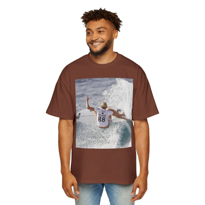 Surf Photo Oversized Tee — Wave Rider Graphic T-Shirt