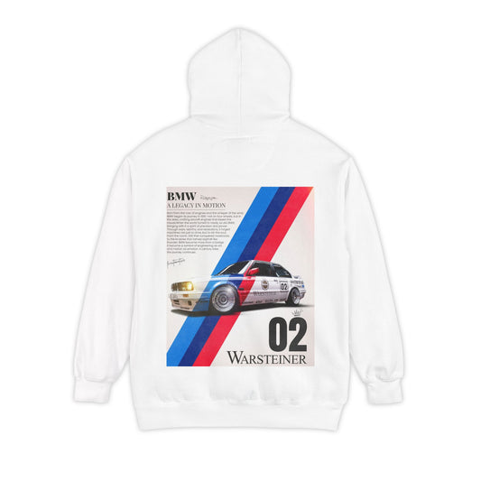 Volleyball Stripe Hoodie — Retro Yellow & Black Volleyball Design