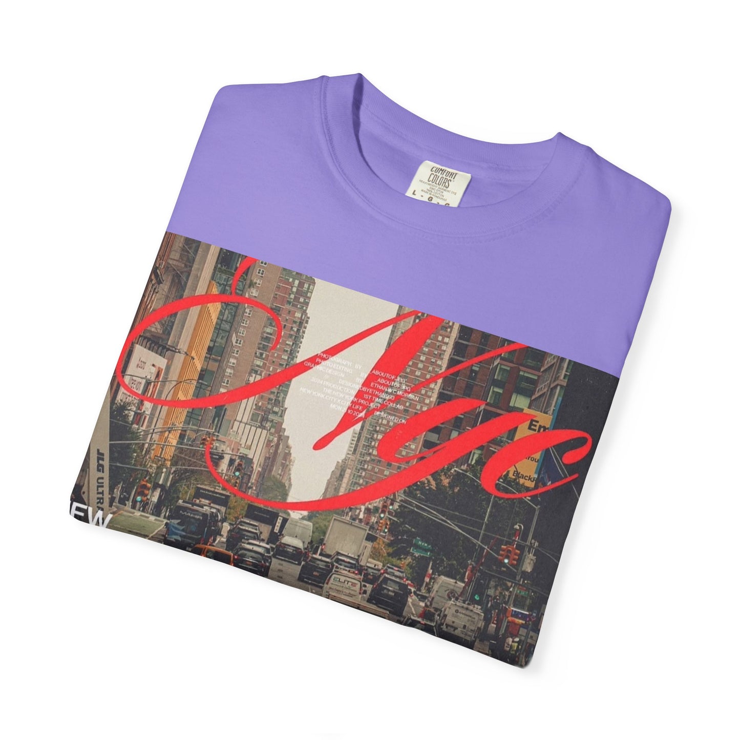 NYC Traffic Photo Tee — Midtown Manhattan Hudson Yards Graphic T-Shirt