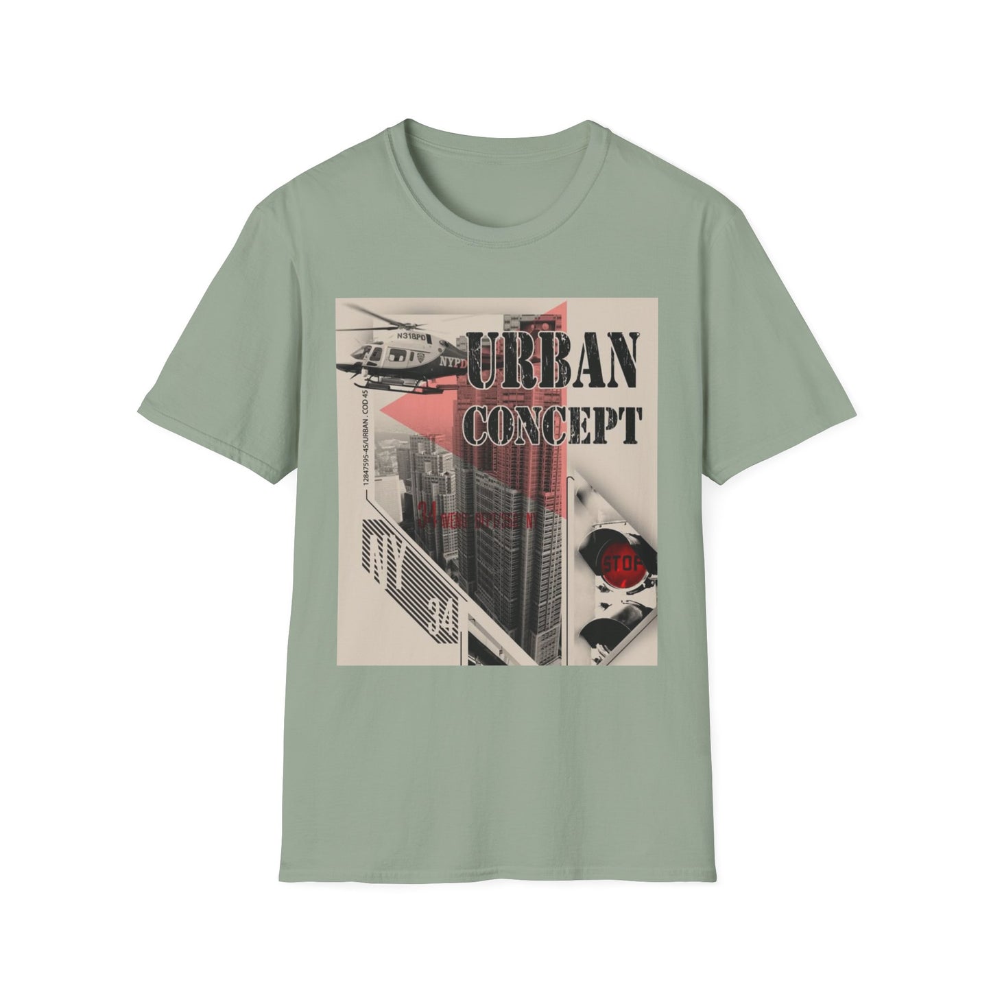 Urban Concept Unisex T-Shirt, Streetwear Tee, Graphic Tee, Casual Fashion, Gift for Him/Her, Trendy Urban Wear