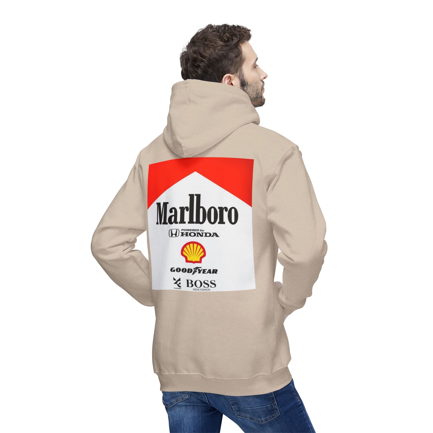 Unisex Hooded Sweatshirt with Retro Racing Design, Comfortable Casual Wear, Cozy Gift for Race Fans, Perfect for Fall, Sports Events, [...]