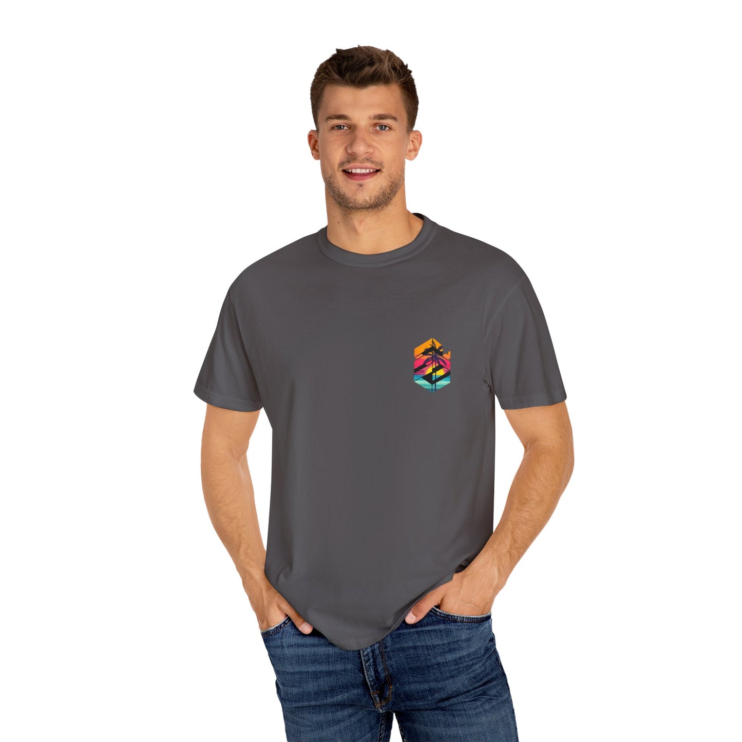 Tropical Sunset Unisex T-Shirt | Beach Vibes & Relaxation