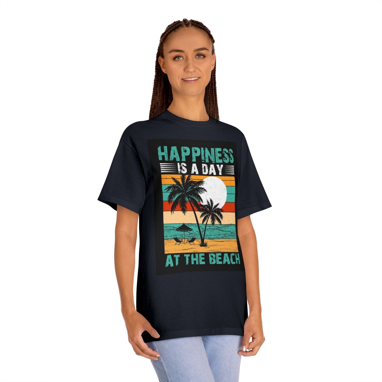 Happiness is a Day at the Beach Unisex Classic Tee