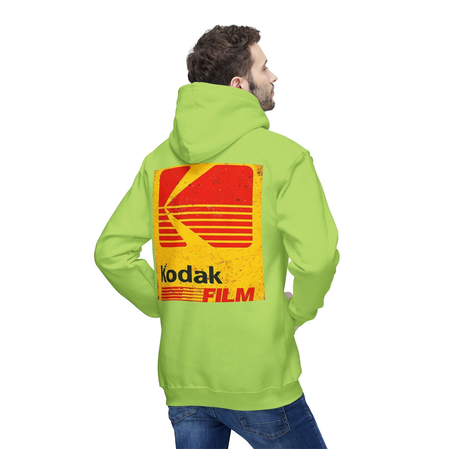Retro Kodak Film Unisex Hooded Sweatshirt - Vintage Style Graphic Hoodie