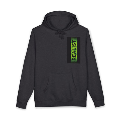 Realist Ghost Hoodie — Neon Yellow Graphic Pullover