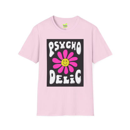 Psychedelic Flower Unisex Softstyle T-Shirt