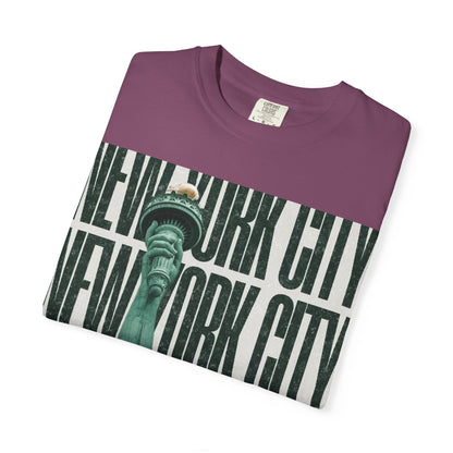 New York City Statue of Liberty Graphic T-Shirt — Retro Urban Travel Tee