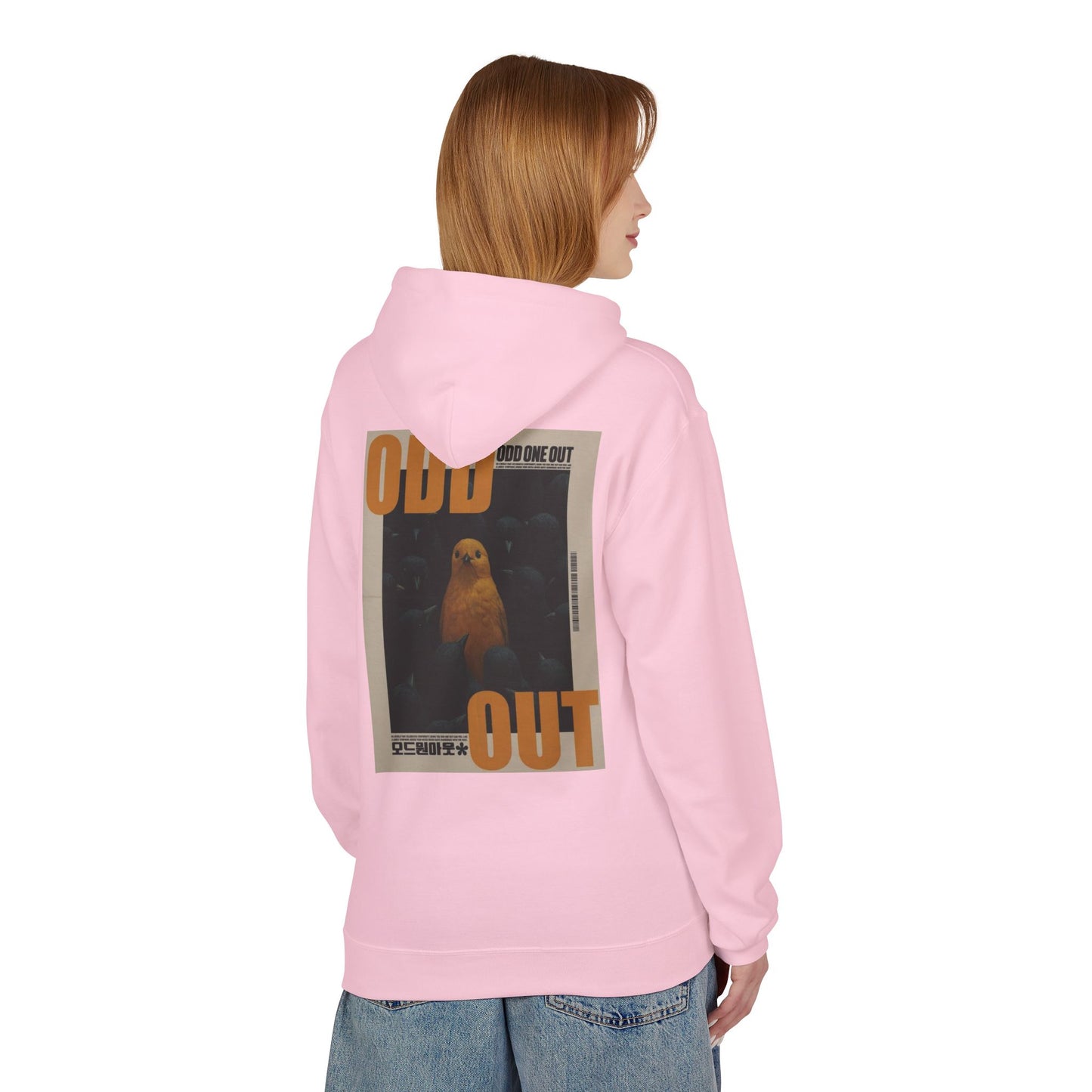 Unisex Fleece Hoodie - "Odd One Out" Design