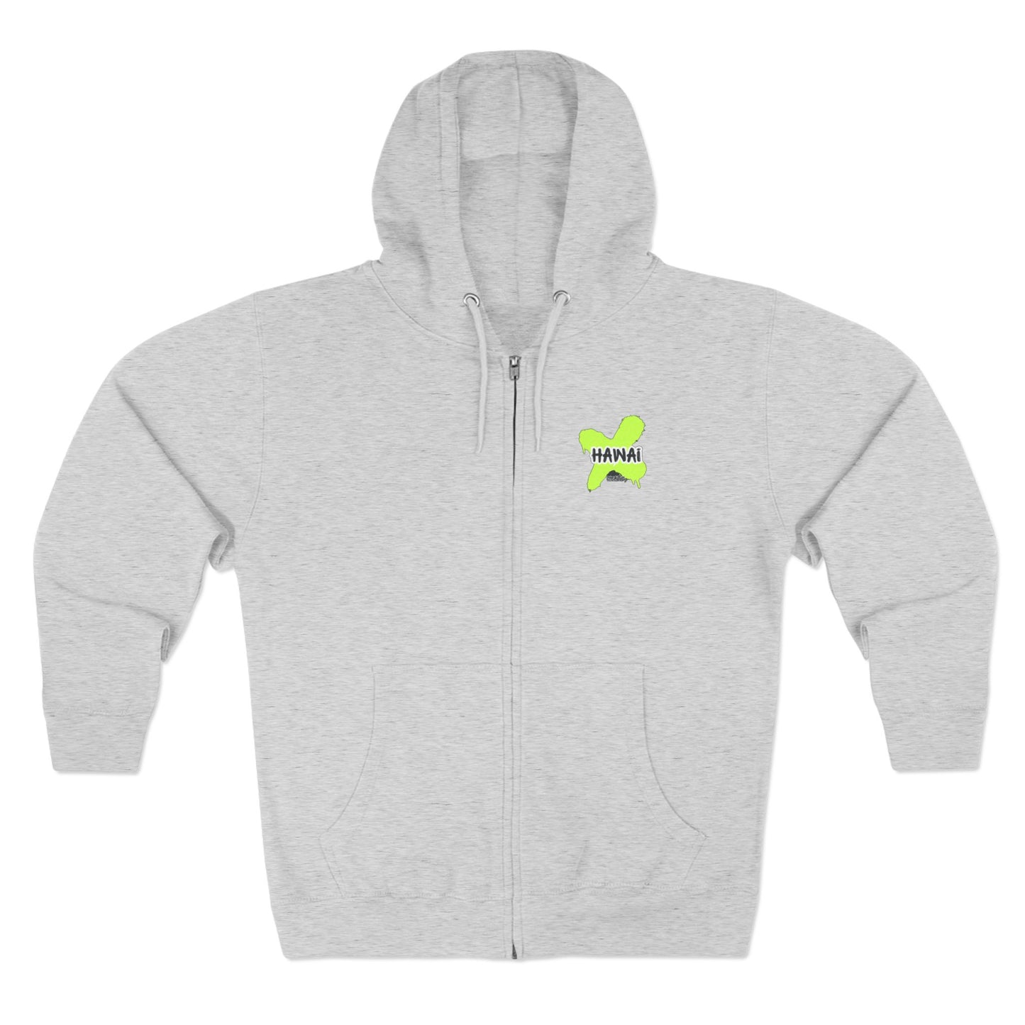 Tropical Vibe Unisex Zip Hoodie - Casual Comfort for Beach Lovers