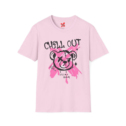 Chill Out Bear Graphic Tee for Relaxed Vibes