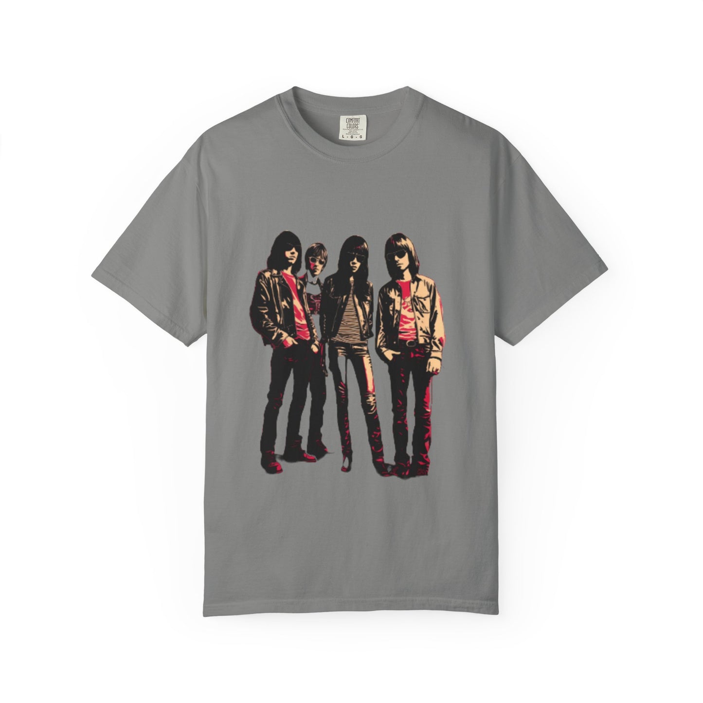 Rock Band Graphic Unisex Garment-Dyed T-Shirt