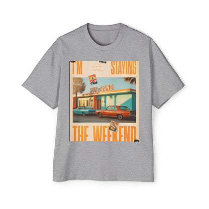 Weekend Vibes Tee — "I'm Staying the Weekend" Retro Diner Graphic T-Shirt