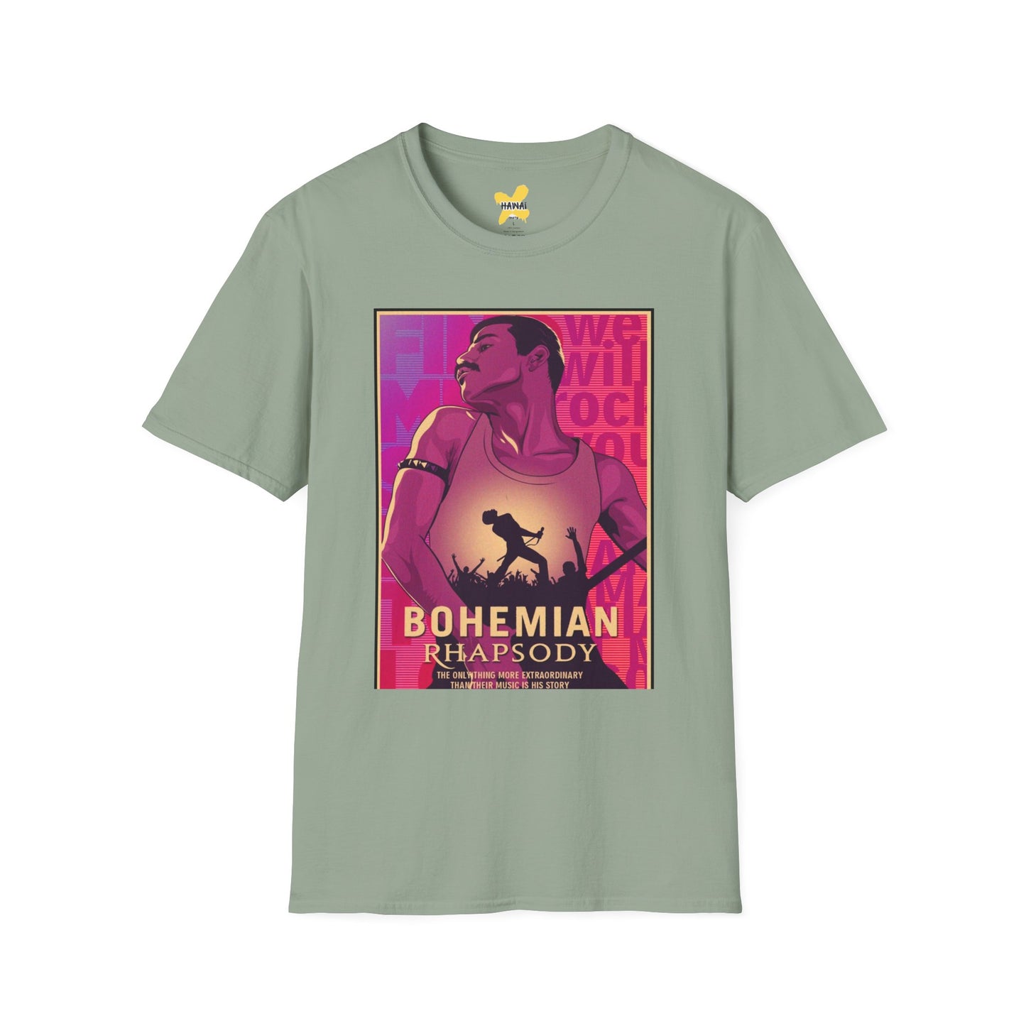 Bohemian Rhapsody Unisex Softstyle T-Shirt - Retro Music Fan Tee