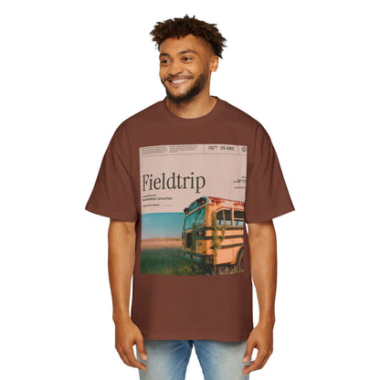 Fieldtrip Graphic Tee — Vintage School Bus Photo Print