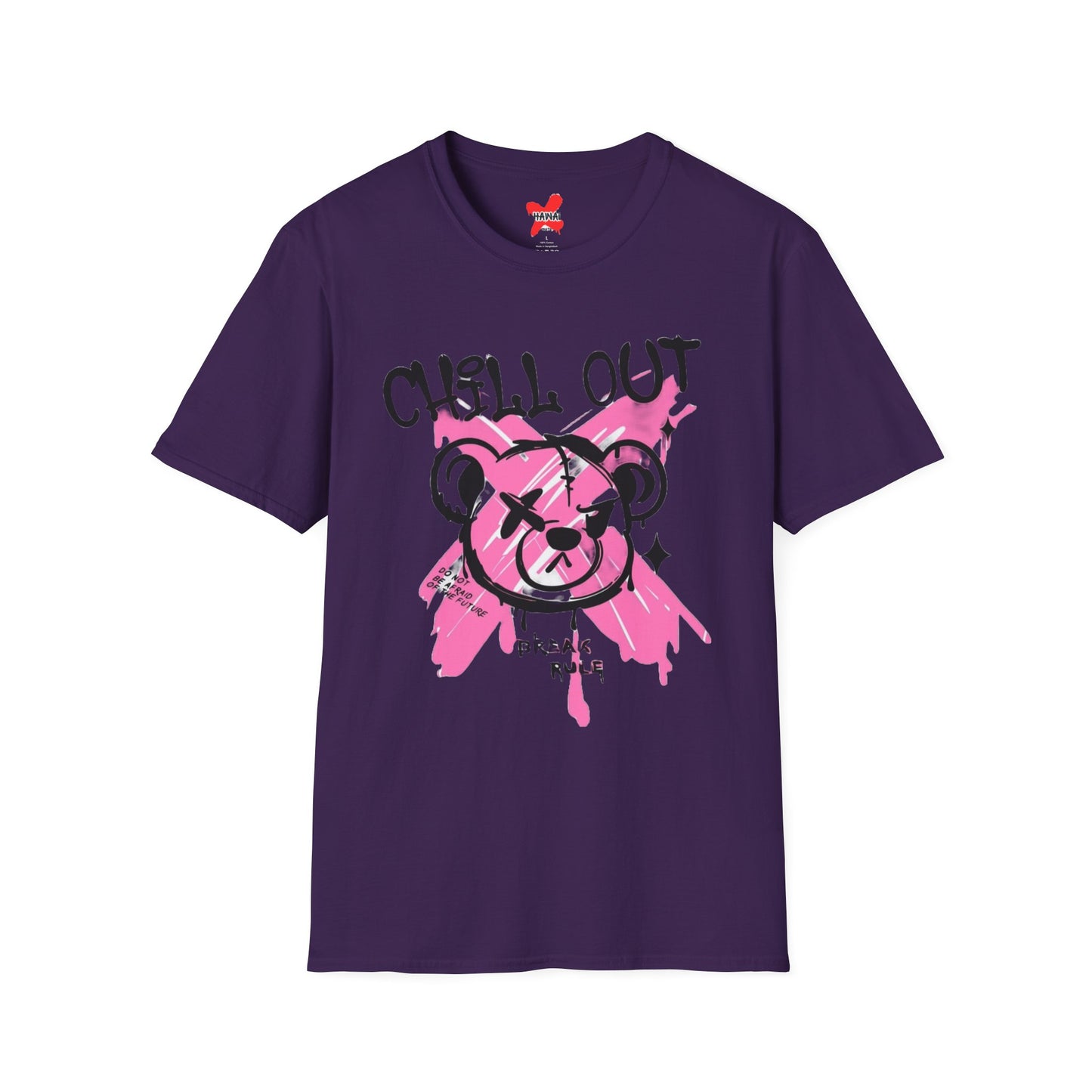 Chill Out Bear Graphic Tee for Relaxed Vibes