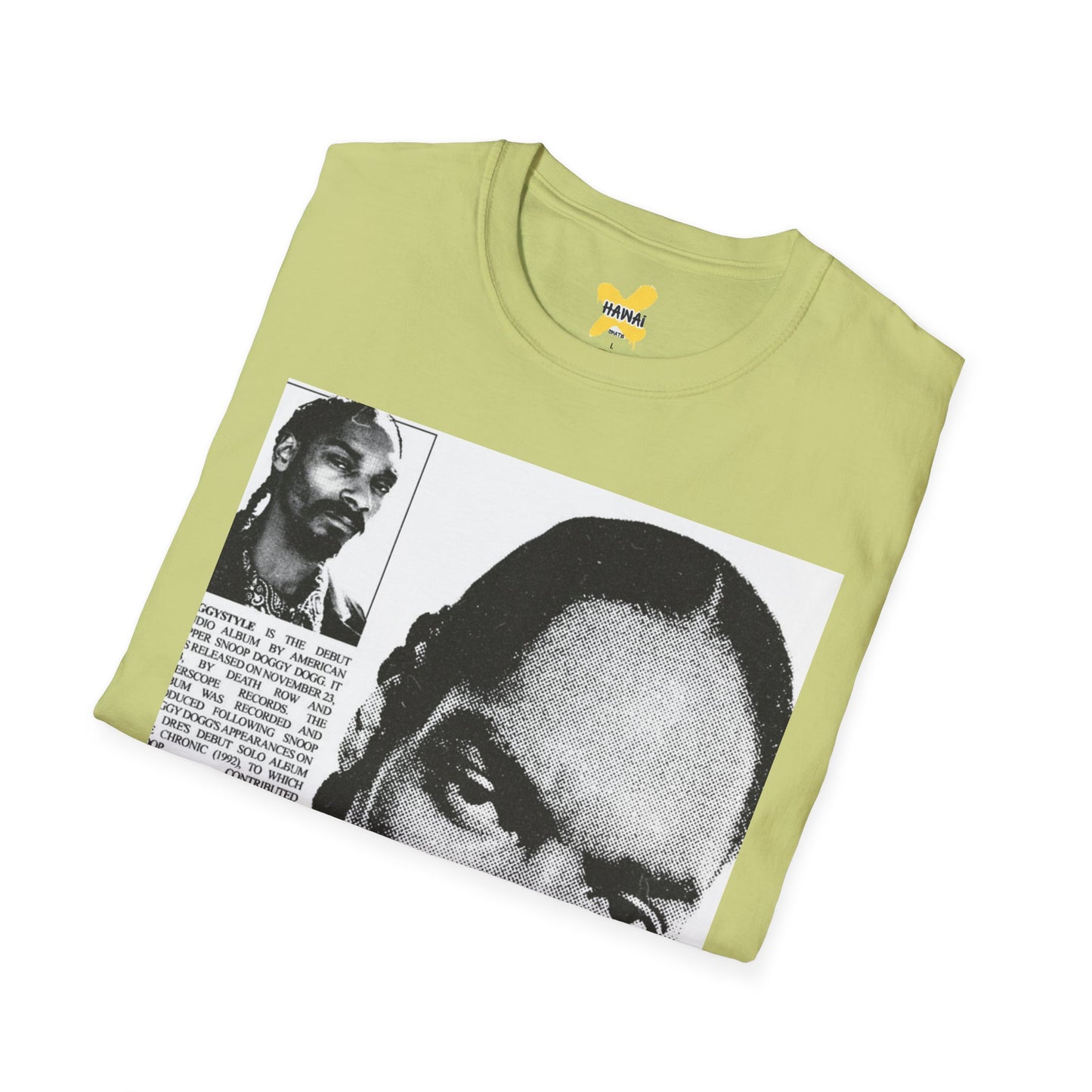 Retro Hip-Hop Unisex Softstyle T-Shirt with Snoop Dogg Design