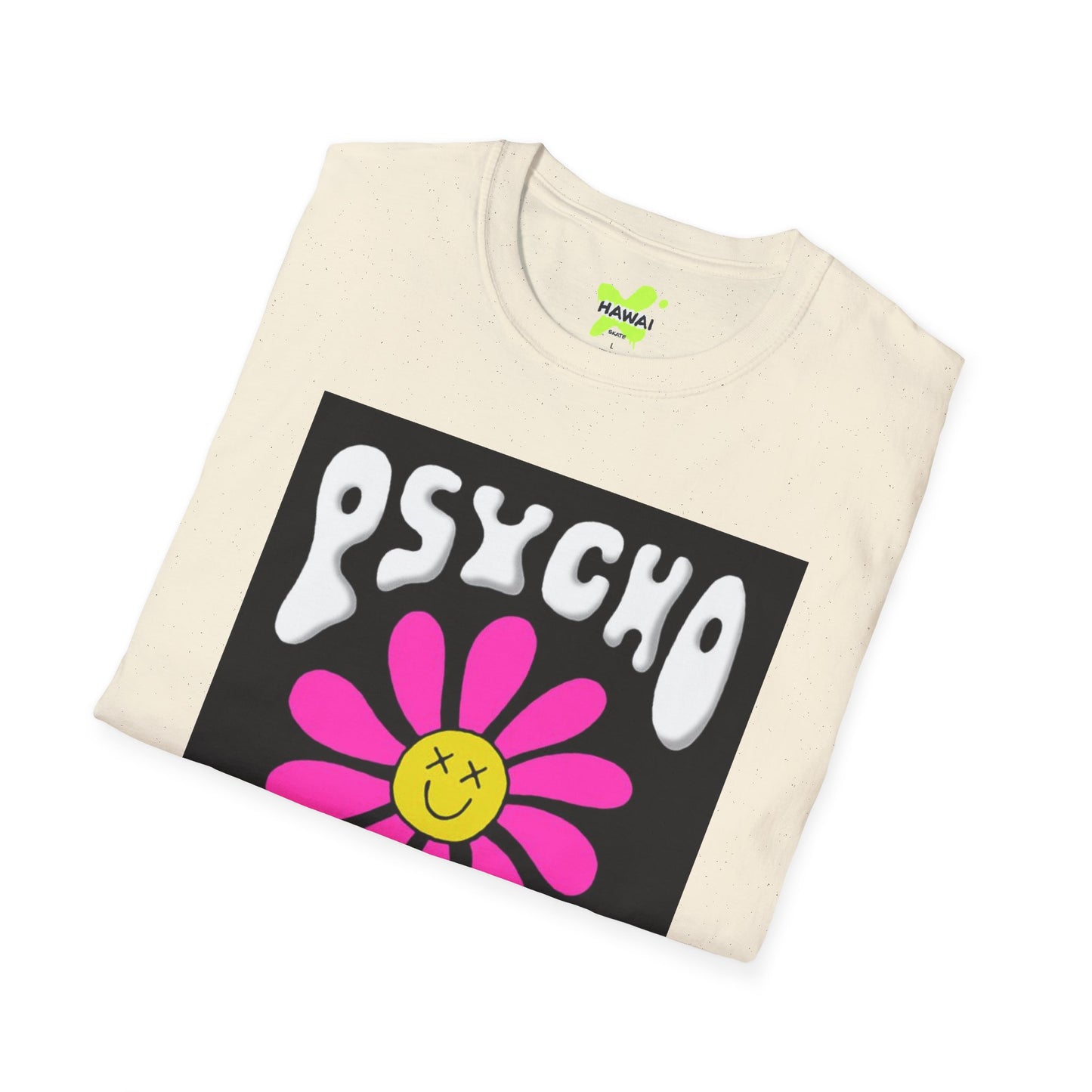 Psychedelic Flower Unisex Softstyle T-Shirt