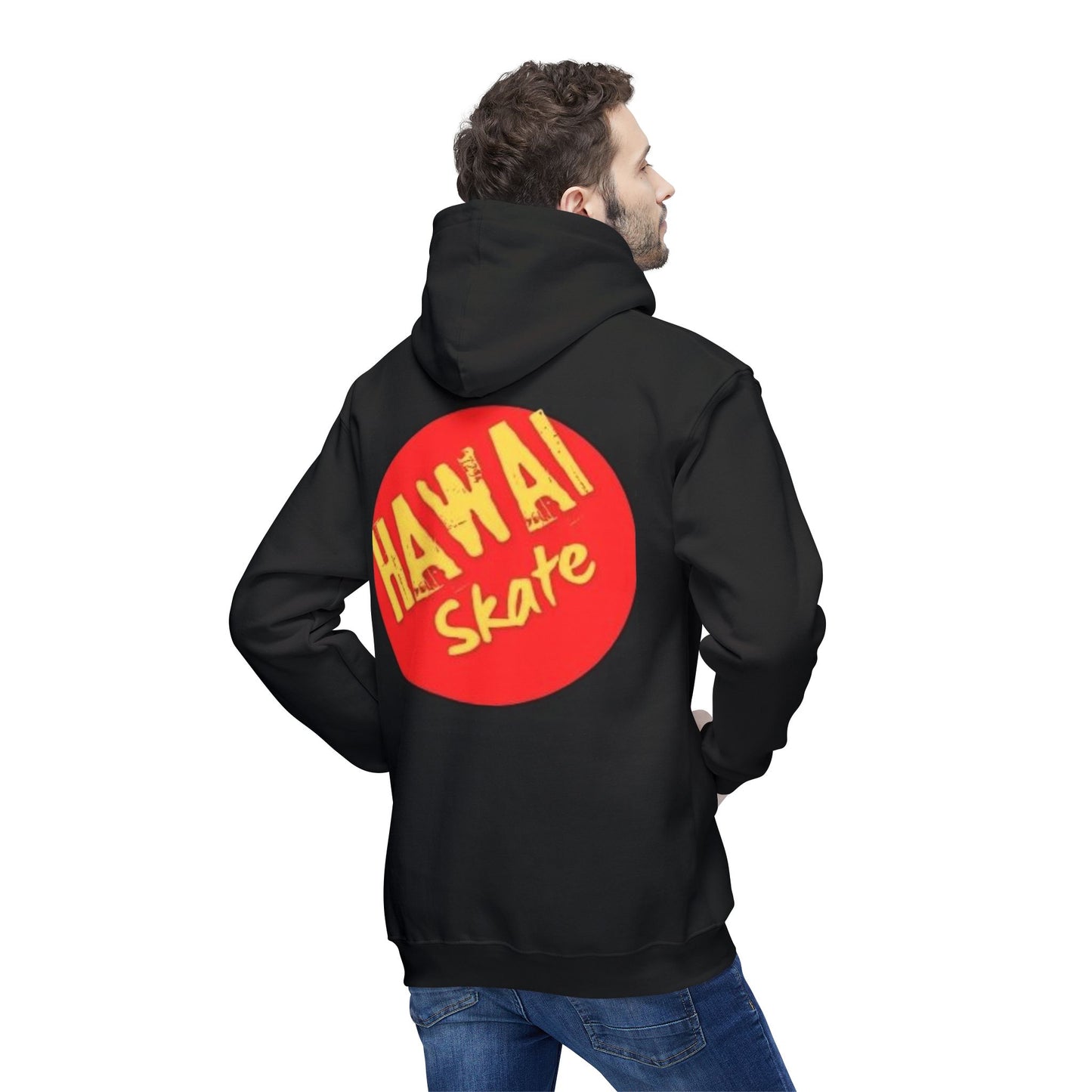 Hawaiian Skate Hoodie | Unisex Hooded Sweatshirt | Made in USA