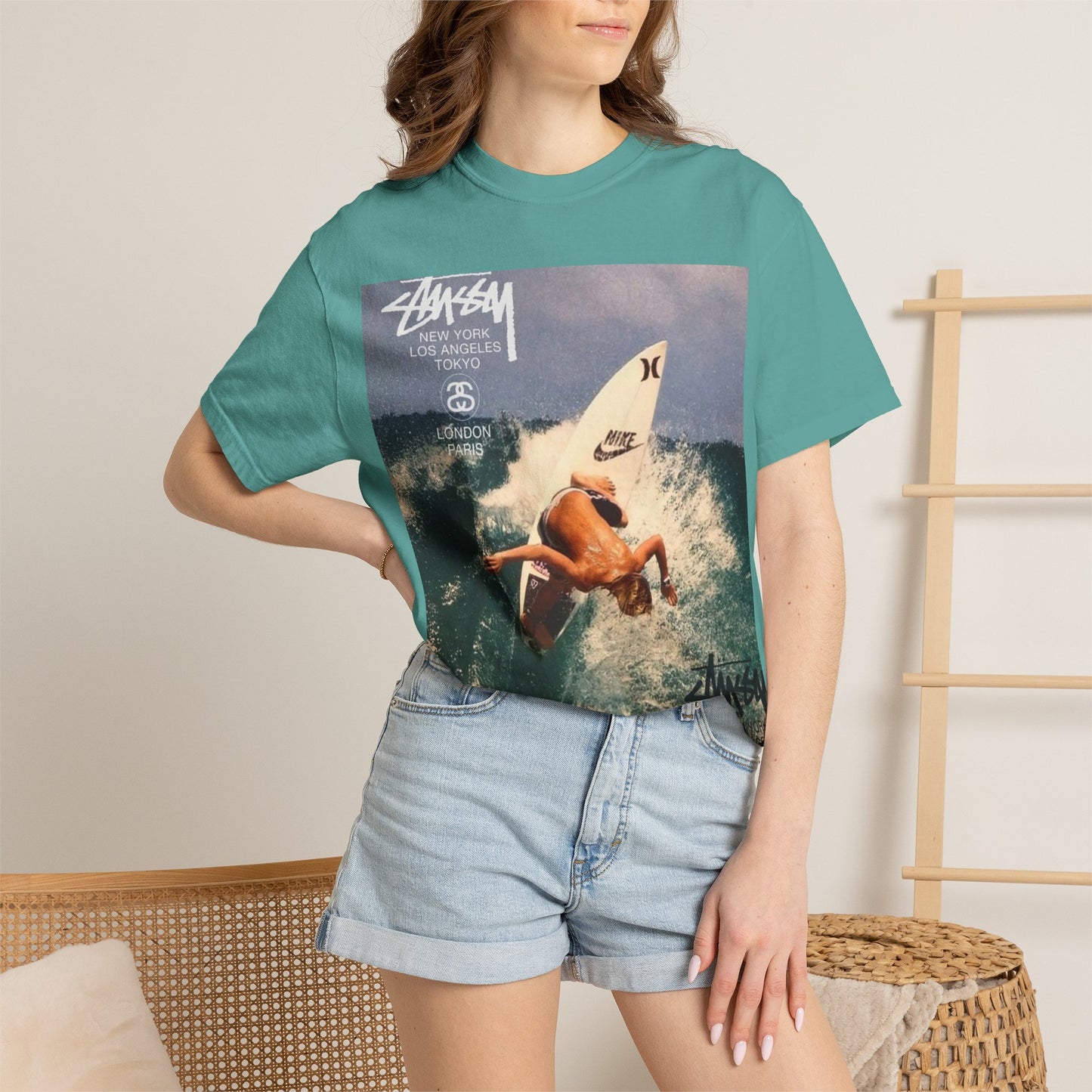Surf Photo Tee — Vintage Surfer Graphic T-Shirt
