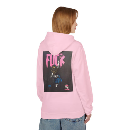 Street Art Inspired Unisex Fleece Hoodie - Bold Design for Creative Souls