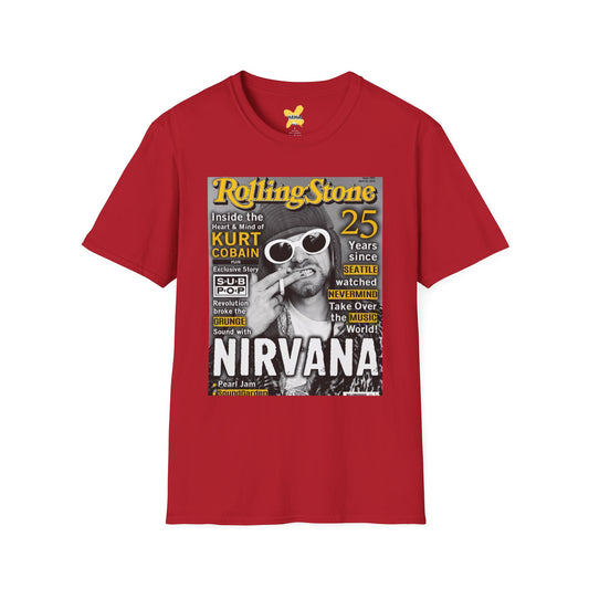 Nirvana Vintage Rolling Stone Unisex T-Shirt