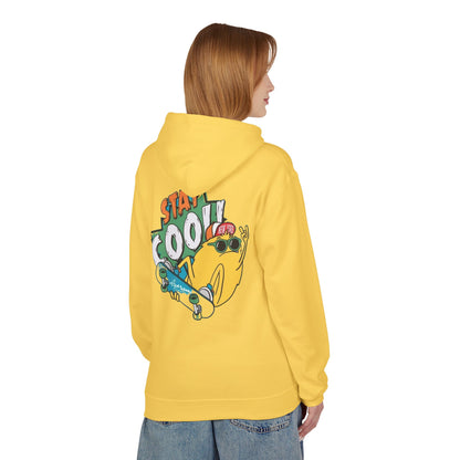 Stay Cool! Unisex Softstyle Fleece Hoodie - Fun & Comfy Skatewear