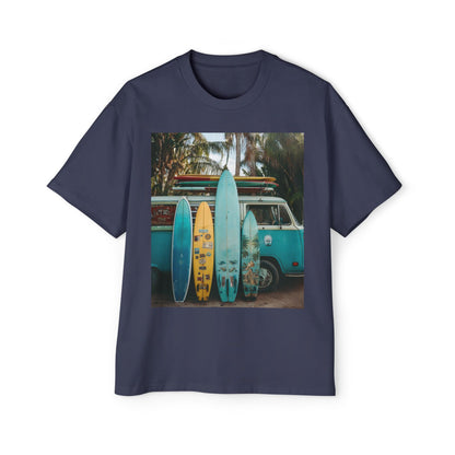 Surf Van Photo T‑Shirt — Vintage Surfboard Beach Tee