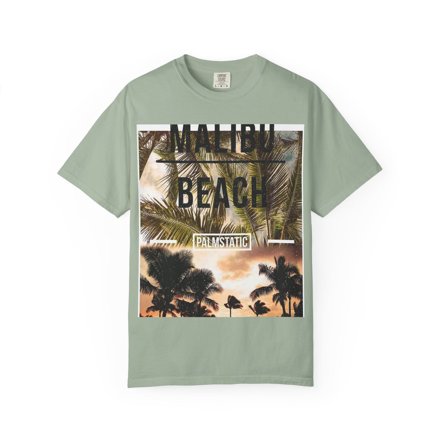 Malibu Beach Palm Photo T-Shirt