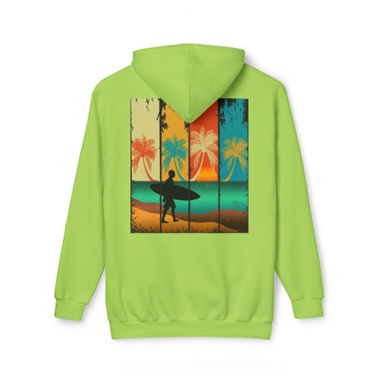 Vintage Surf Paradise Unisex Hooded Sweatshirt