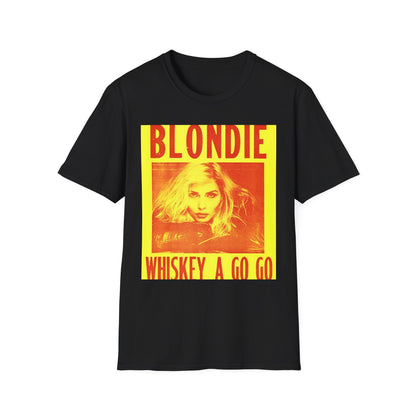 Vintage Blondie Whiskey A Go Go T-Shirt, Retro Band Tee, Music Lover Shirt, Festival Outfit, Unisex Graphic Tee, Casual Wear, Gift Idea