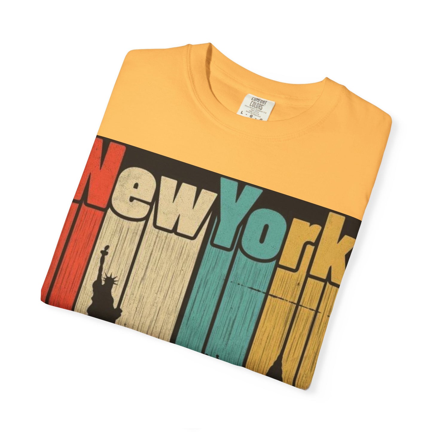 New York Skyline Graphic Tee | Unisex Vintage T-Shirt | Perfect for Travelers, Souvenir, NYC Lovers, Casual Wear, Gifts