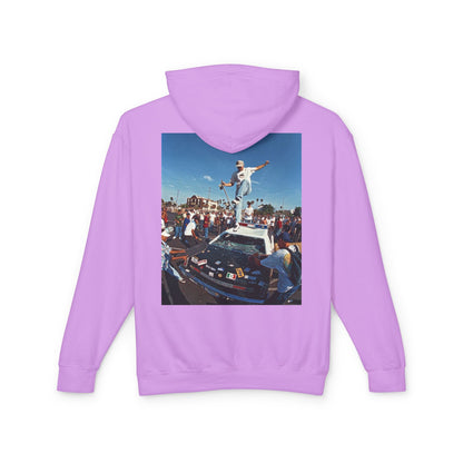 Unisex Lightweight Hooded Sweatshirt - Retro Street Vibe Graphic