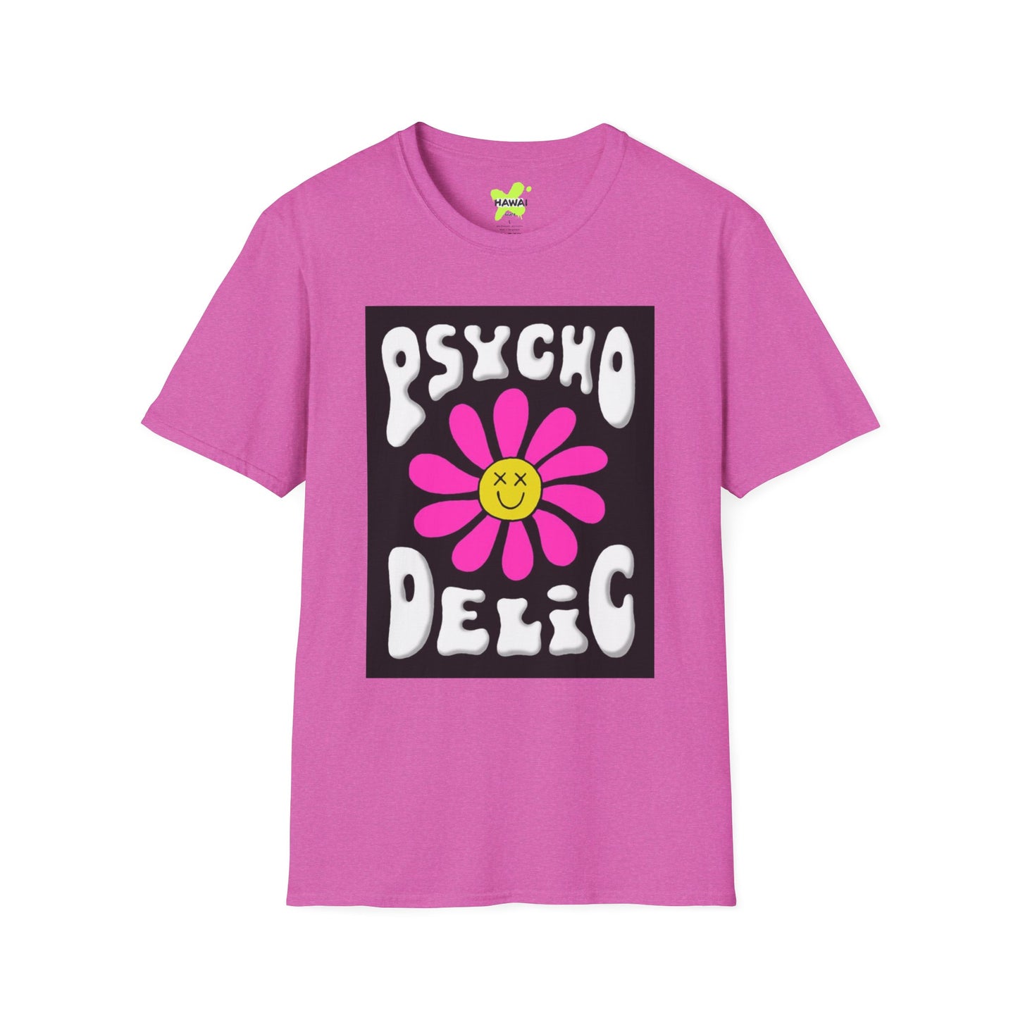 Psychedelic Flower Unisex Softstyle T-Shirt