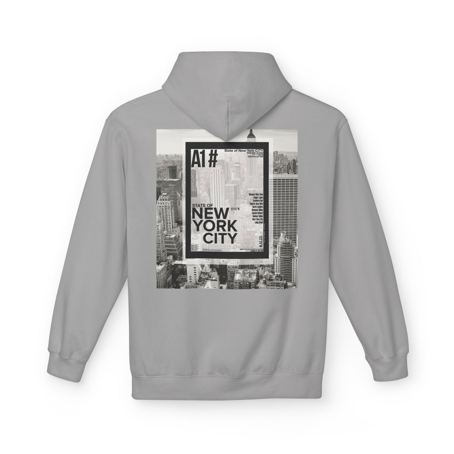 Happy Vibes Unisex Fleece Hoodie - Smiley Face Design