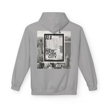 Happy Vibes Unisex Fleece Hoodie - Smiley Face Design
