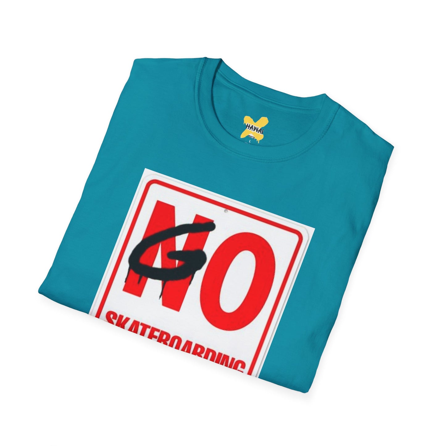 No Skateboarding Funny Unisex T-Shirt - City Police Sign Design