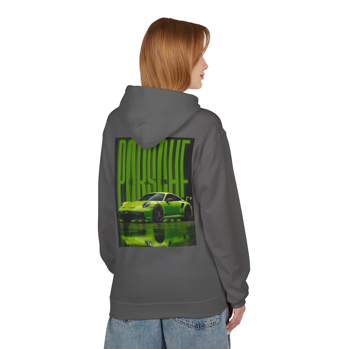 Unisex Midweight Porsche Fleece Hoodie - Automotive Enthusiast Apparel