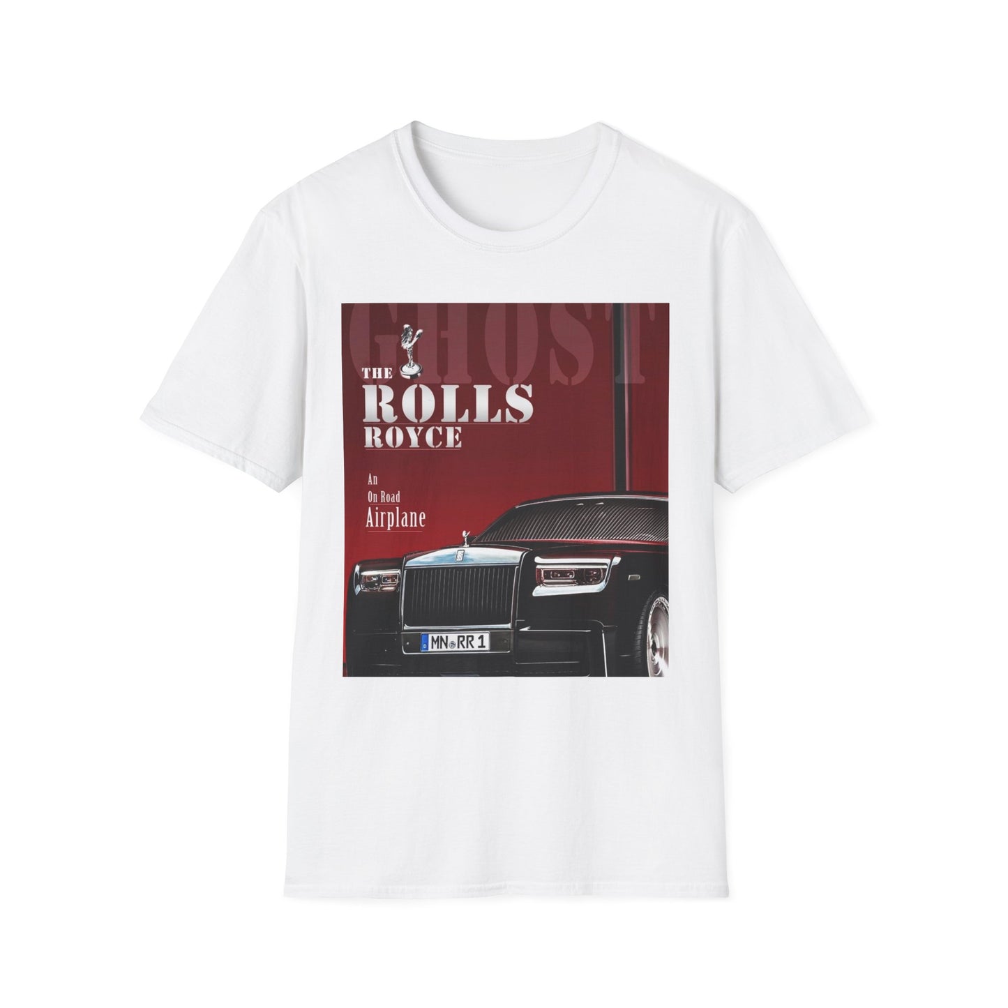 Luxury Car Graphic T-Shirt - Rolls Royce Design