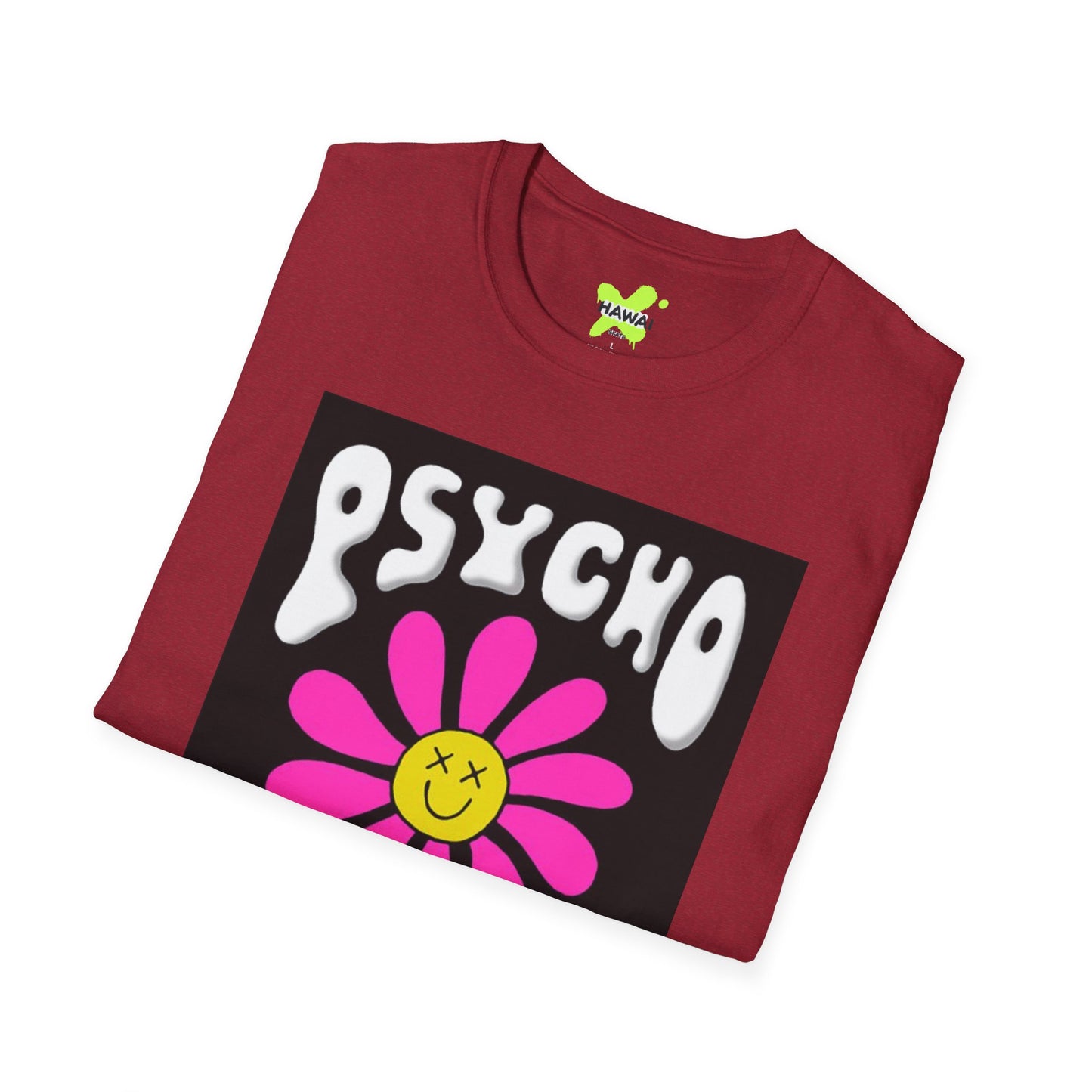Psychedelic Flower Unisex Softstyle T-Shirt