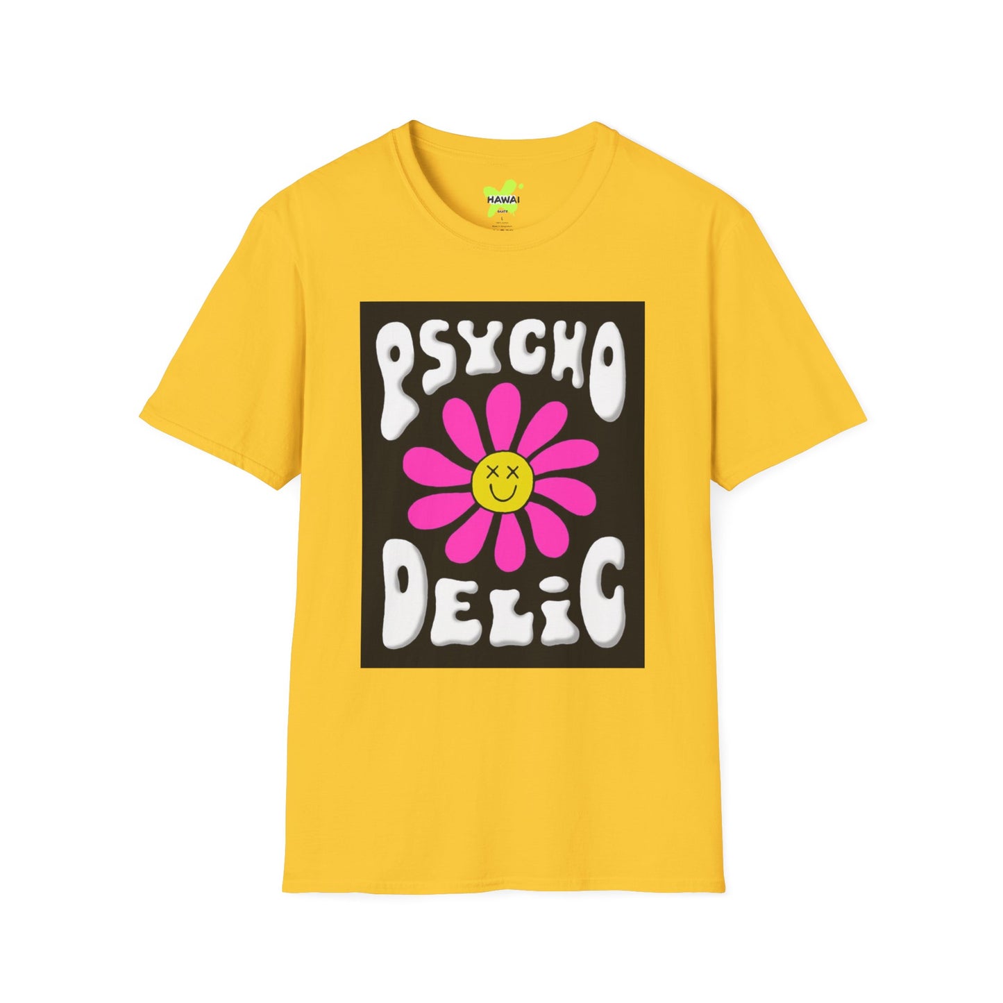 Psychedelic Flower Unisex Softstyle T-Shirt
