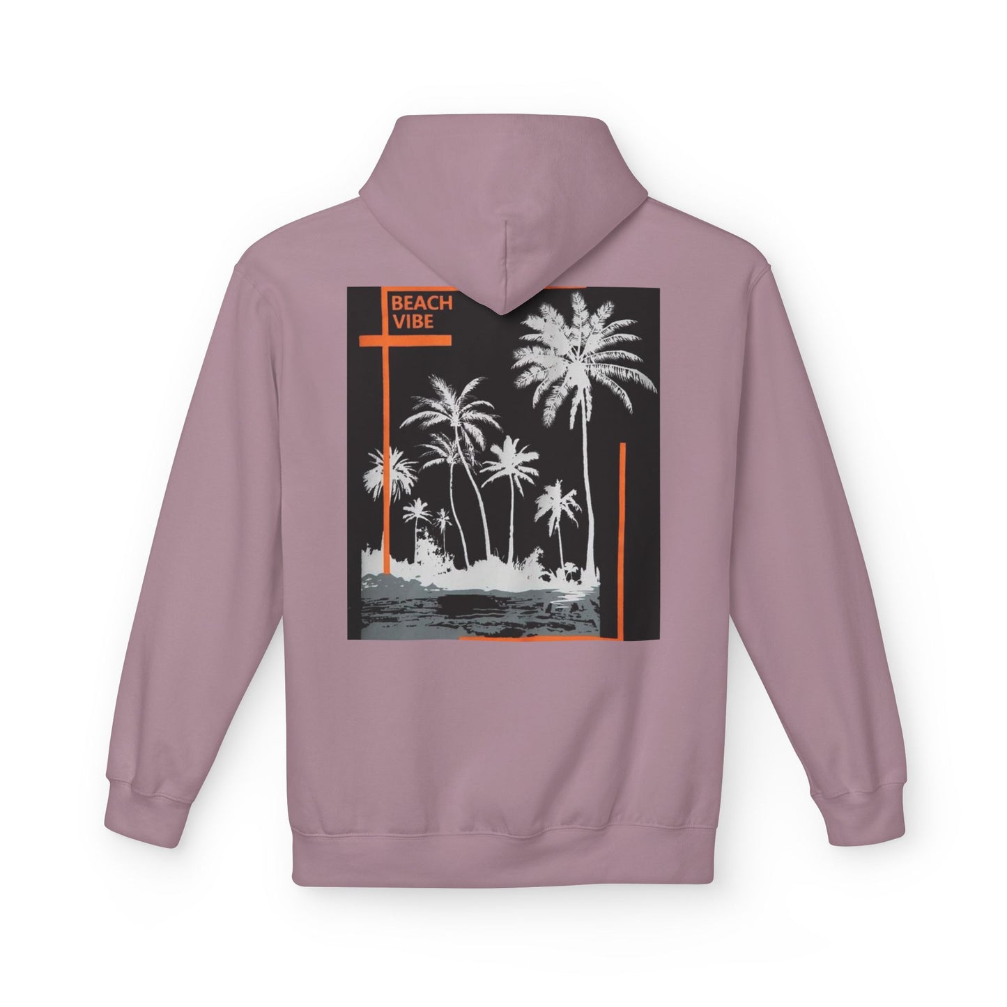 Beach Vibe Unisex Fleece Hoodie, Summer Fashion, Casual Wear, Gift for Her/Him, Cozy Lifestyle, Chill Out Apparel
