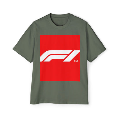 Racing Graphic Tee — Bold Red F1 Logo Shirt
