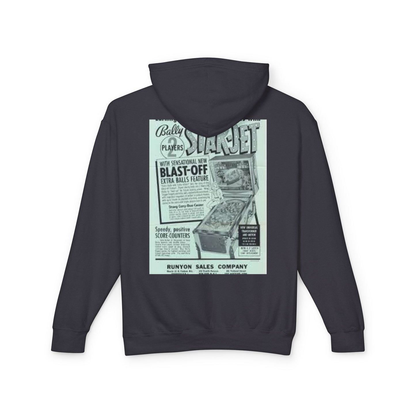 Retro Arcade Inspired Lightweight Hoodie - Perfect for Gamers & Nostalgic Fans