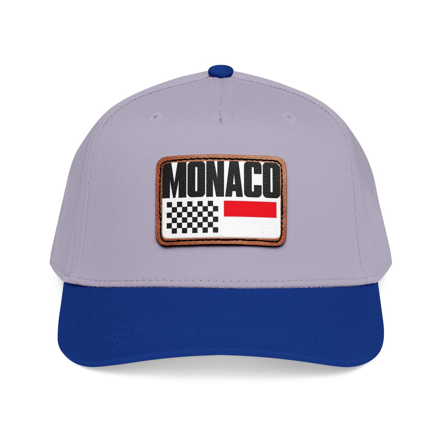 Monaco Leather Patch Baseball Cap – Vintage Racing Flag Hat