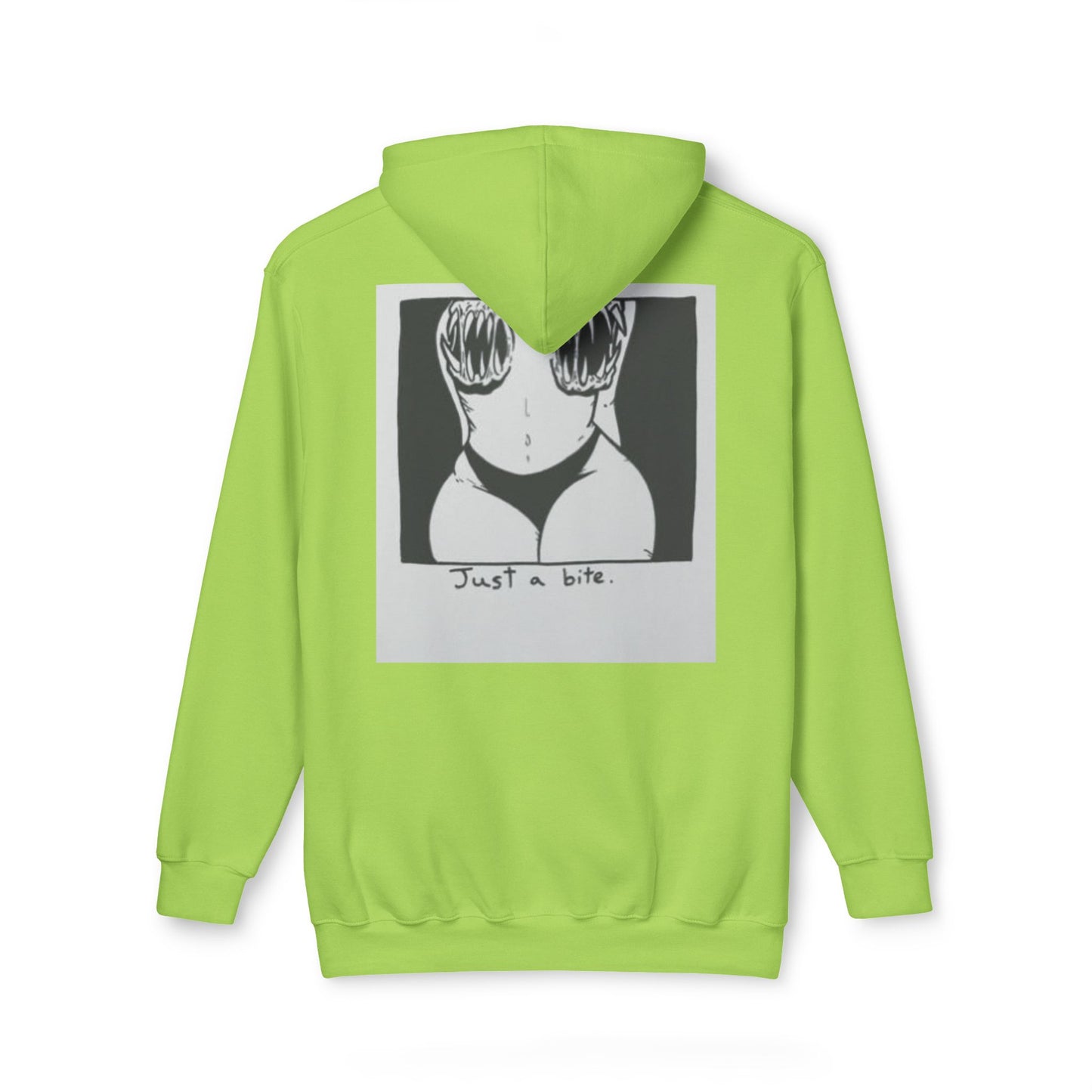 Unisex Hooded Sweatshirt with 'Just a Bite' Design - Casual Comfort for Every Occasion