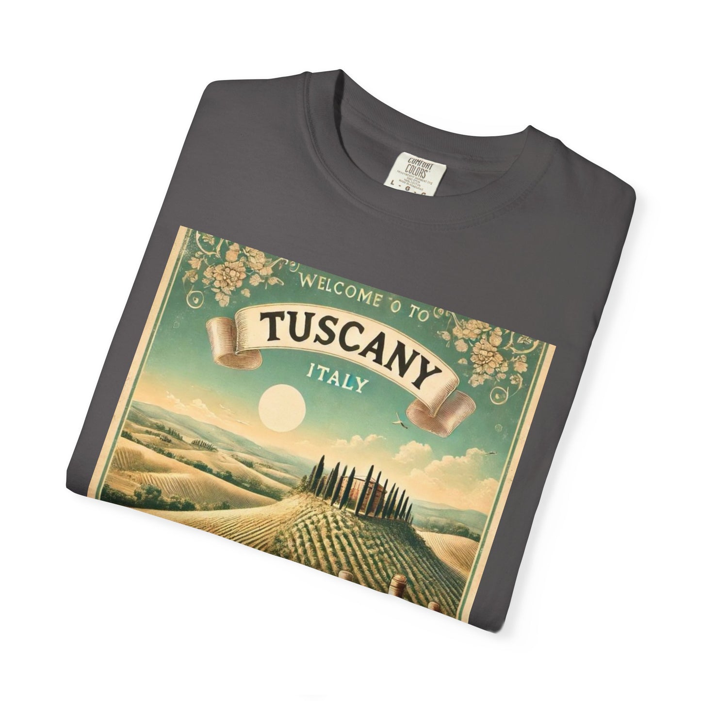 Vintage Tuscany Scene Unisex T-Shirt